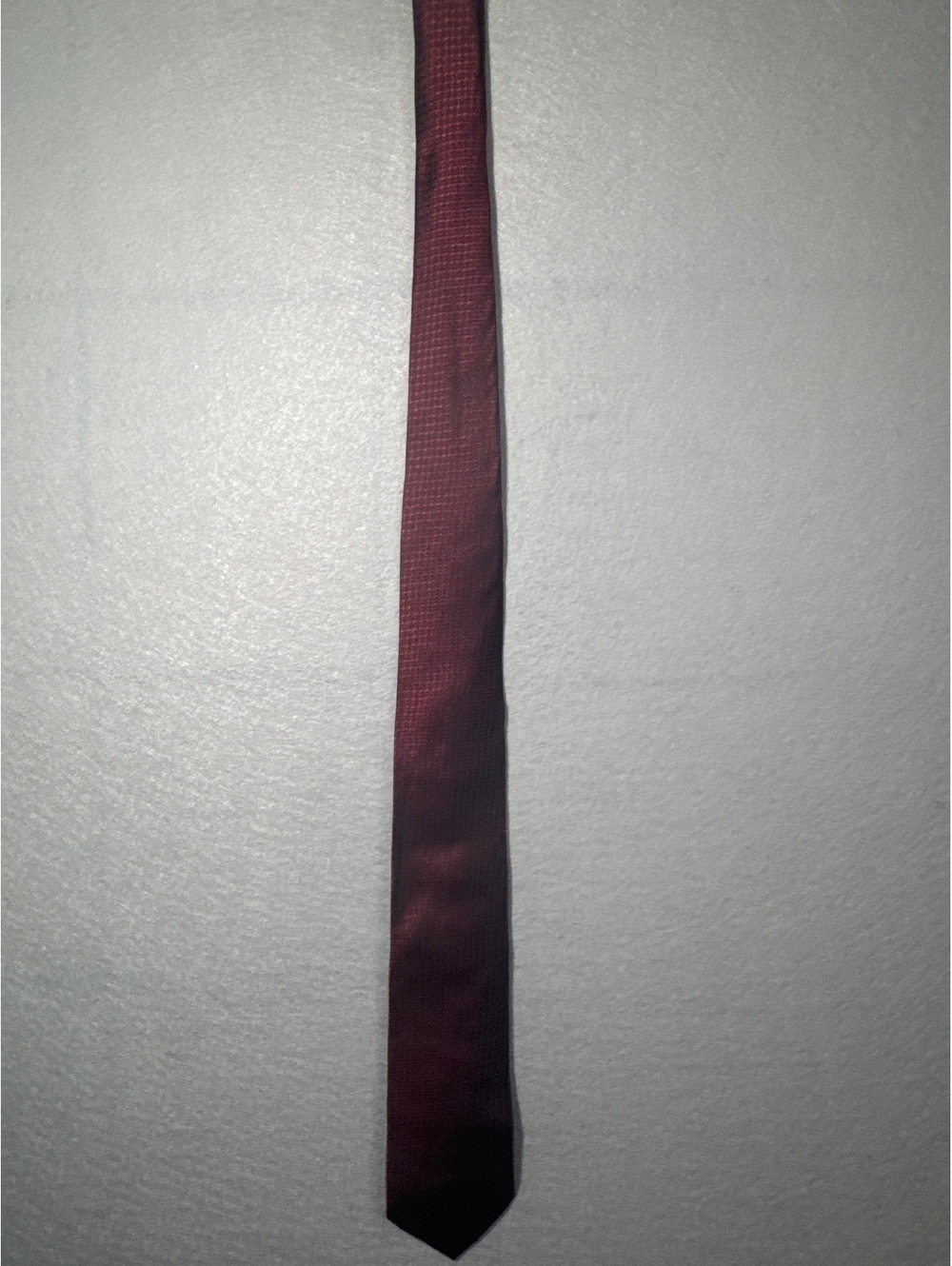 Murano Men's Burgundy Textured Tie